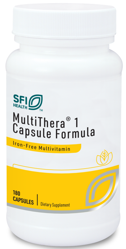 Bottle of MultiThera 1 Capsule Formula (No K)