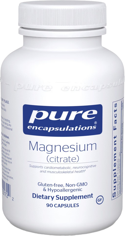 Bottle of Magnesium (Citrate) 150mg 90 ct.