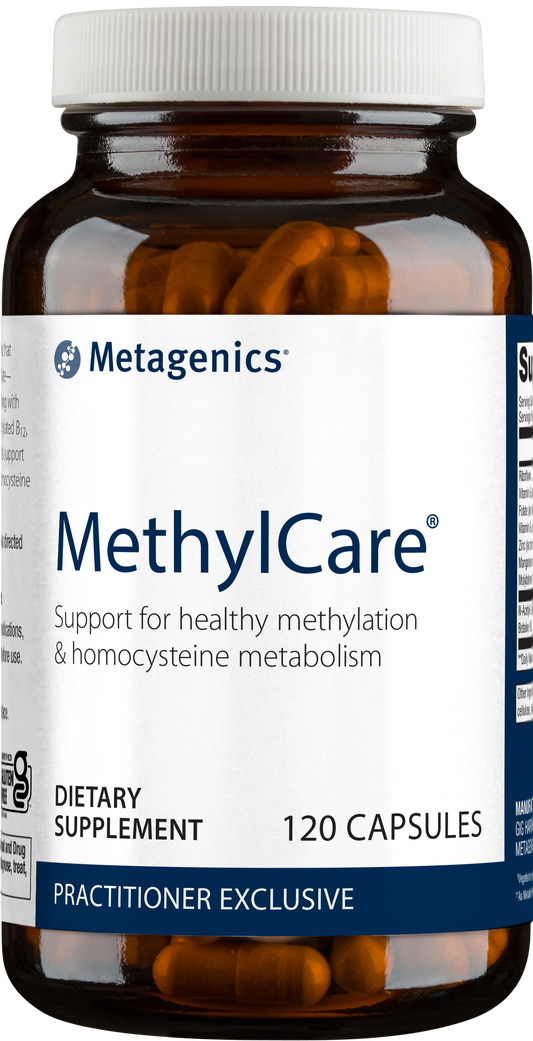 Bottle of MethylCare 120 ct. ( Formally Vessel Care )