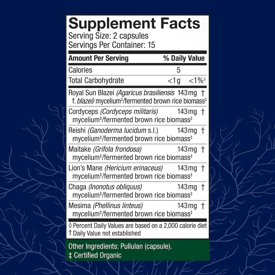 Stamets 7® Capsules - 30 ct.