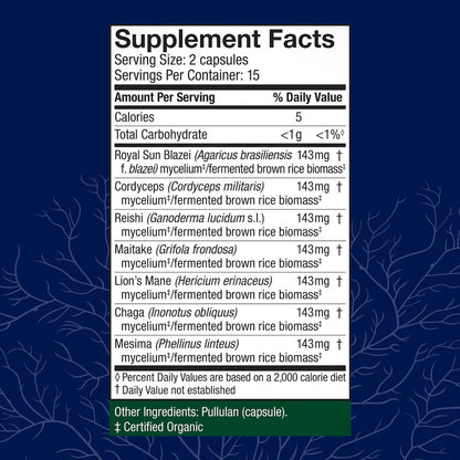 Stamets 7® Capsules - 30 ct.