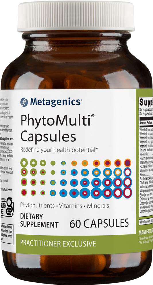Bottle of PhytoMulti Capsules 60 ct.