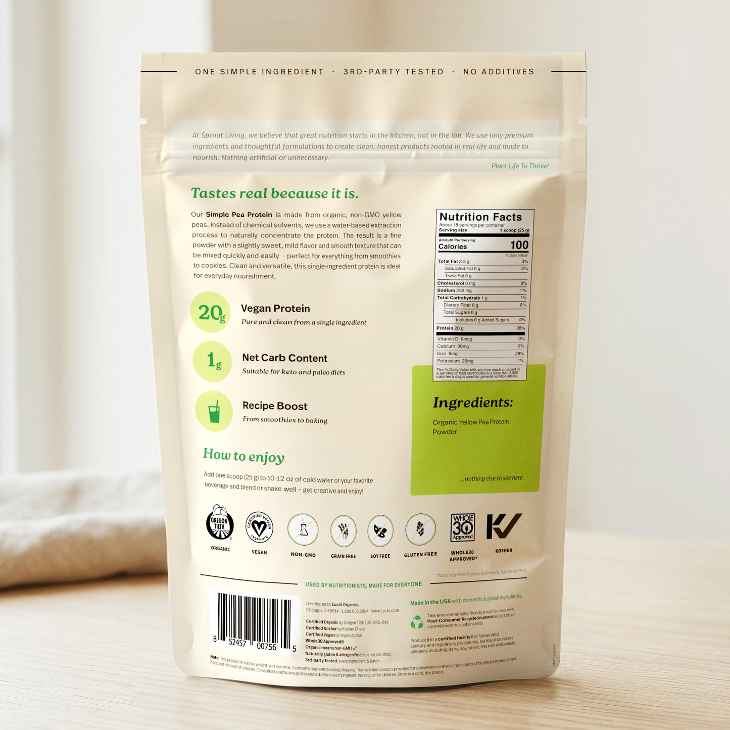 Organic Pea Protein