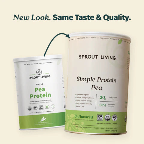 Organic Pea Protein (Unflavored) 2lb