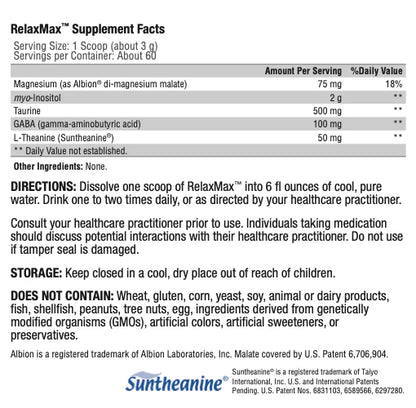 Relamax RelaxMax Unflavored powder – Mark Hyman, MD