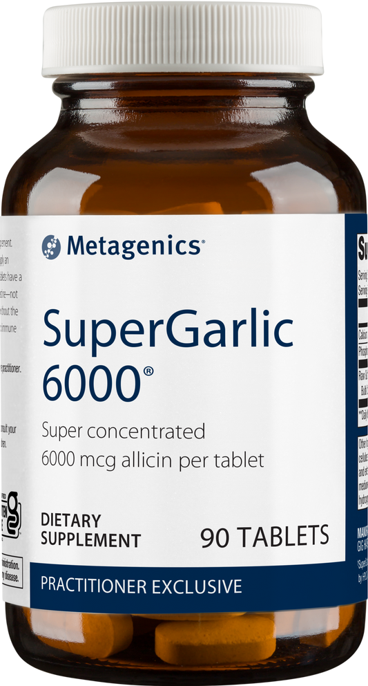 Bottle of SuperGarlic 6000