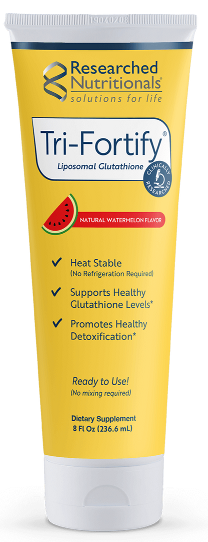 tri fortify watermelon liposomal glutathione Researched Nutrition Tri-Fortify , 8 oz Tri-Fortify Watermelon (Liposomal Glutathione), 20