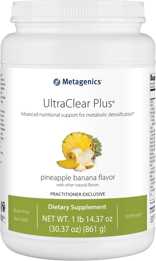 Bottle of UltraClear PLUS (Pineapple Banana)