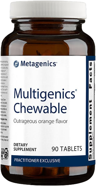 Bottle of Multigenics Chewable