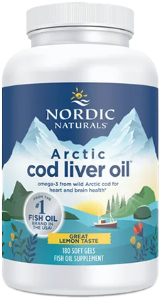 Bottle of Arctic Cod Liver Oil Capsules