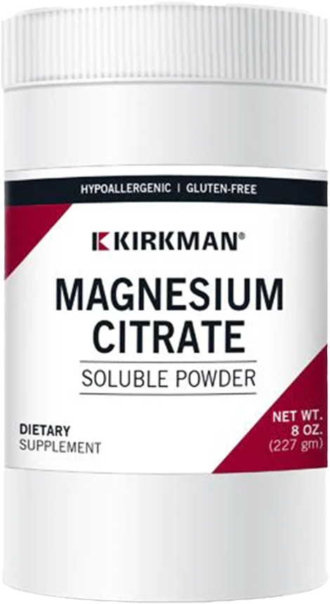 Bottle of Magnesium Citrate Soluble Powder