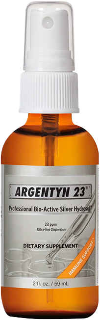 Bottle of Argentyn 23 Bio-Active Silver Hydrosol Fine Mist 2 oz.