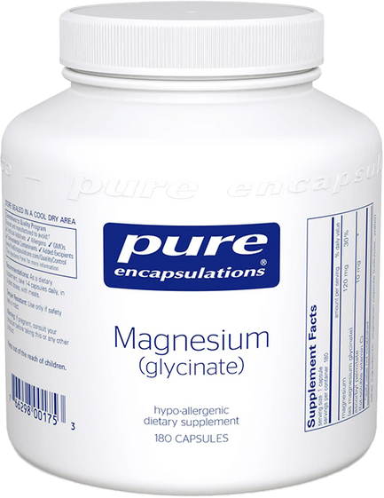 Bottle of Magnesium Glycinate 120mg - 180ct