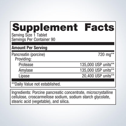 SpectraZyme Pancreatic Enzymes Extra Strength 90T  (Formerly Azeo-Pangen Extra Strength)