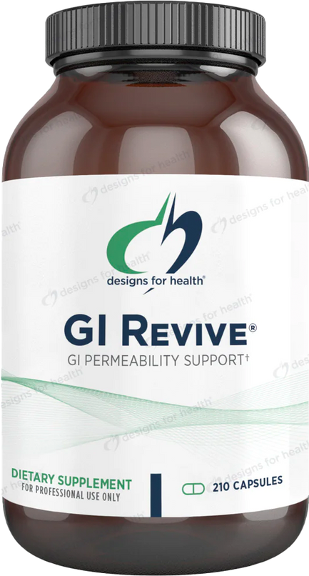 Bottle of GI Revive capsules
