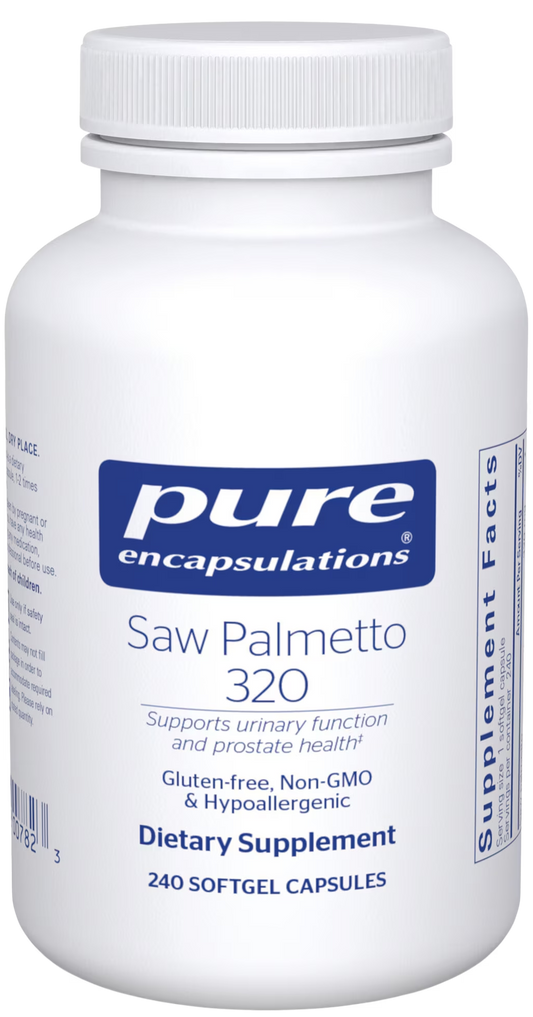 Bottle of Saw Palmetto 320