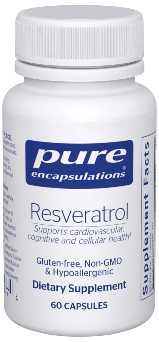 Bottle of Resveratrol 60 ct.