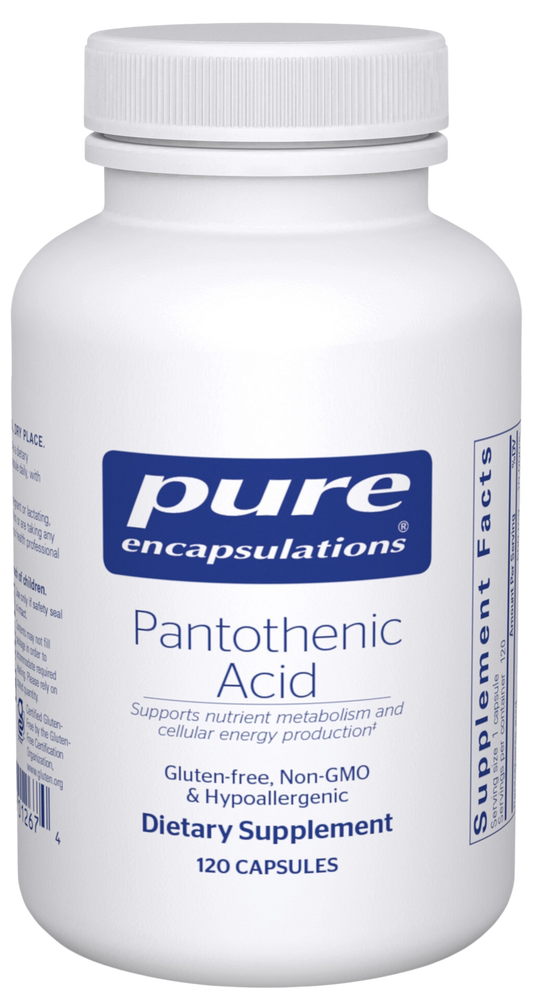 Bottle of Pantothenic Acid 120's
