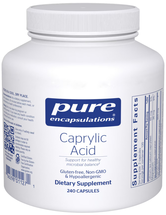 Bottle of Caprylic Acid 240s