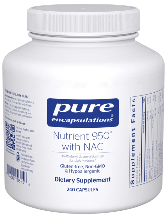 Bottle of Nutrient 950 with NAC
