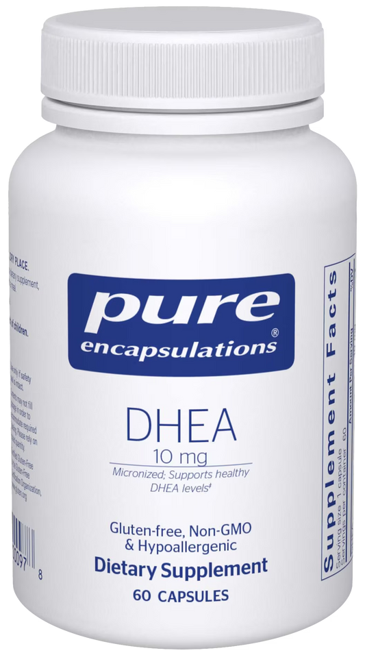 Bottle of DHEA (Micronized) 10mg 60ct