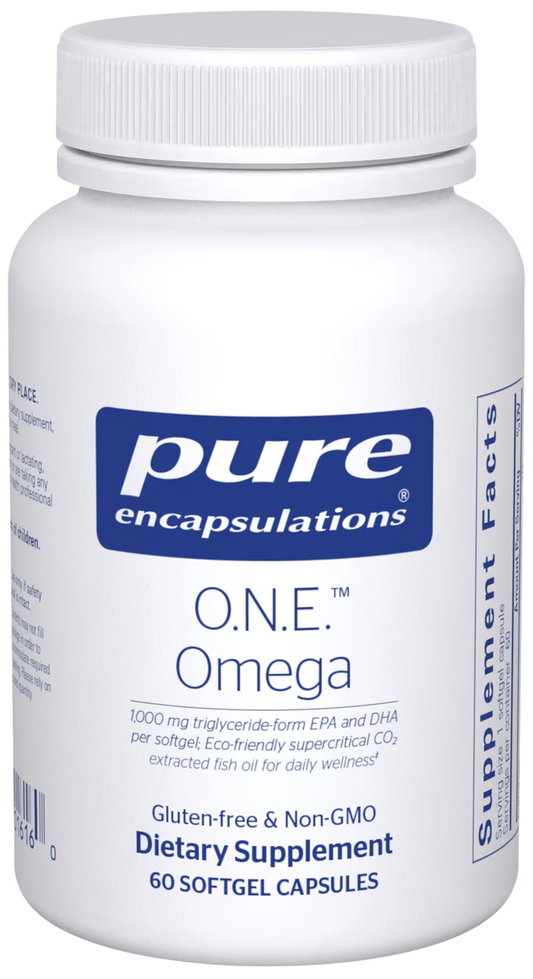 Bottle of O.N.E. Omega 60 ct.
