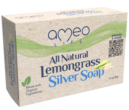 Bottle of Lemongrass Silver Soap