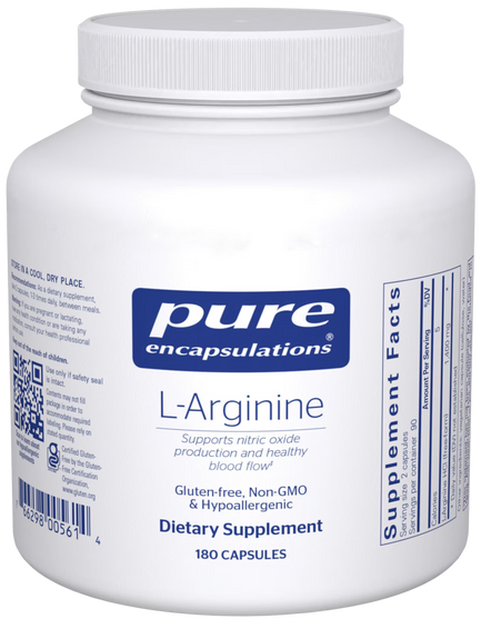 Bottle of L-Arginine 700mg. 180 ct.