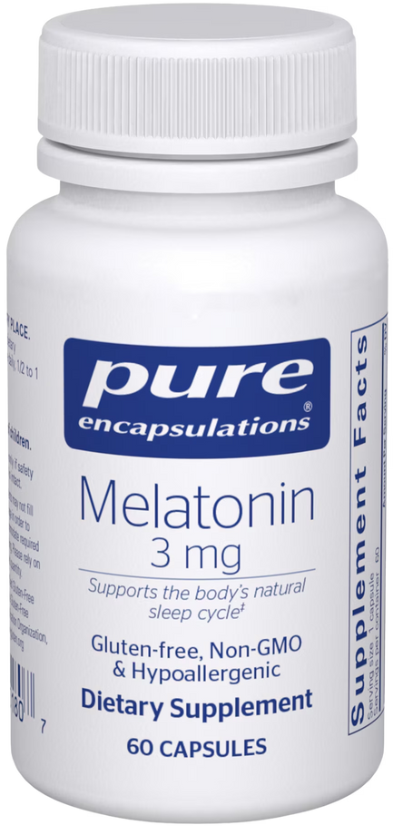 Bottle of Melatonin 3mg