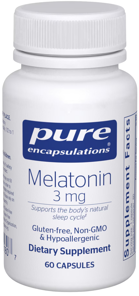 Bottle of Melatonin 3mg