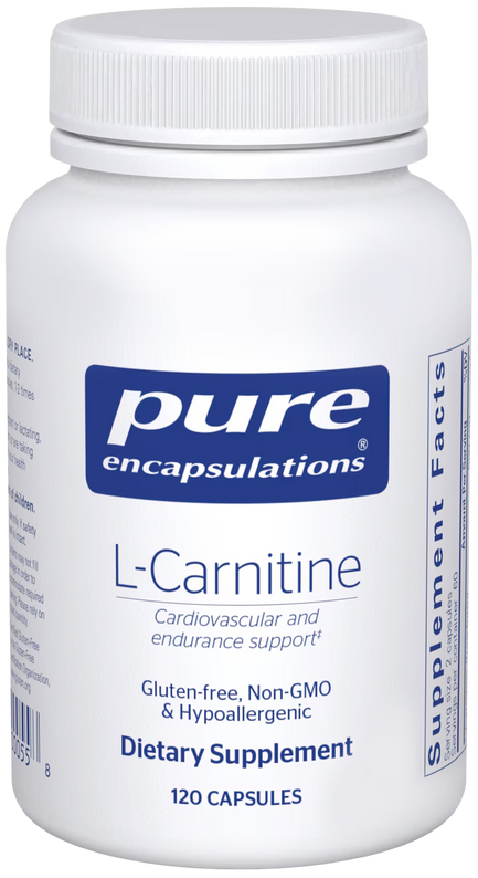 Bottle of L-Carnitine 340mg 120 ct.