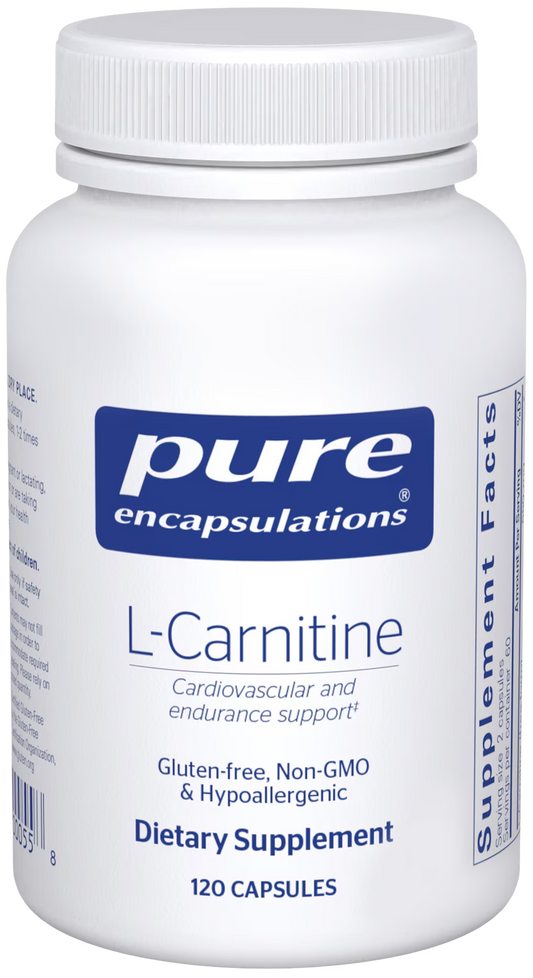 Bottle of L-Carnitine 340mg 120 ct.