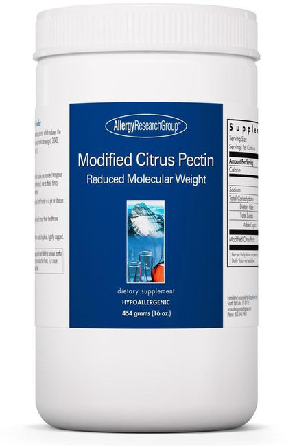 Bottle of Modified Citrus Pectin Powder