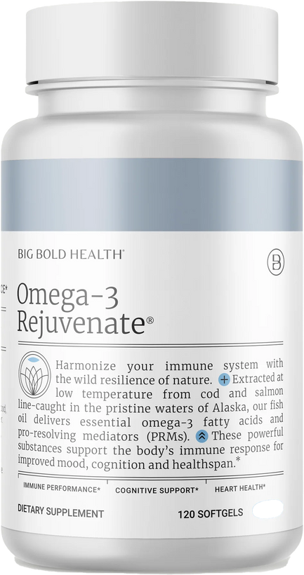 Bottle of Omega-3 Rejuvenate
