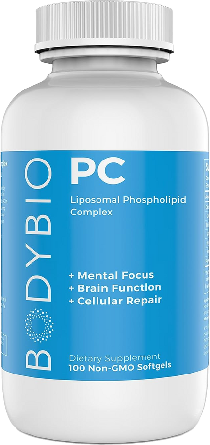 Bottle of PC (Phosphatidyl choline) - 100 softgels