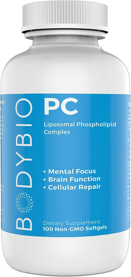 Bottle of PC (Phosphatidyl choline) - 100 softgels