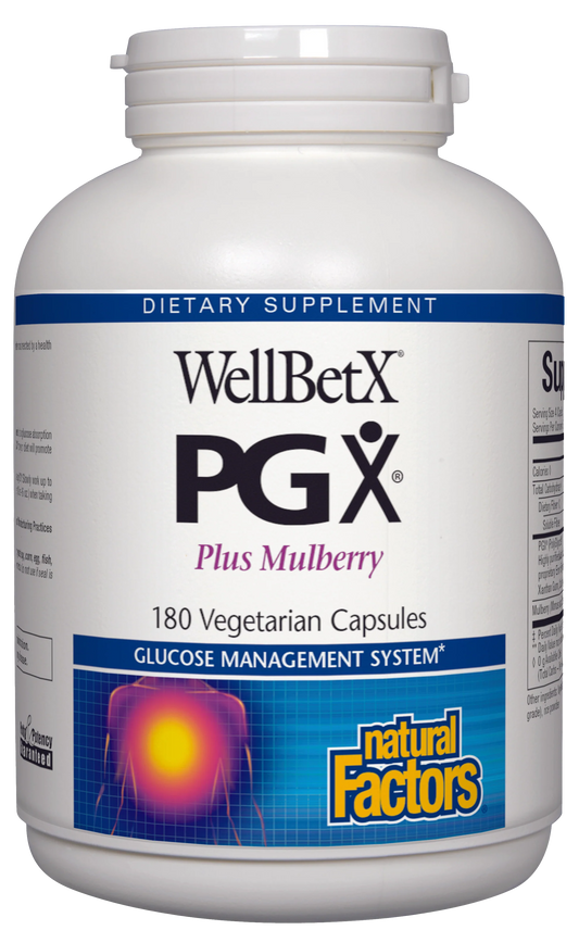 Bottle of PGX WellBetX with Mulberry
