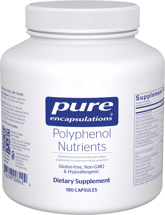 Bottle of Polyphenol Nutrients 180ct