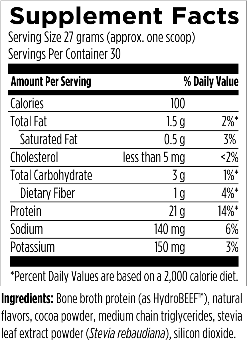 PurePaleo Protein Chocolate