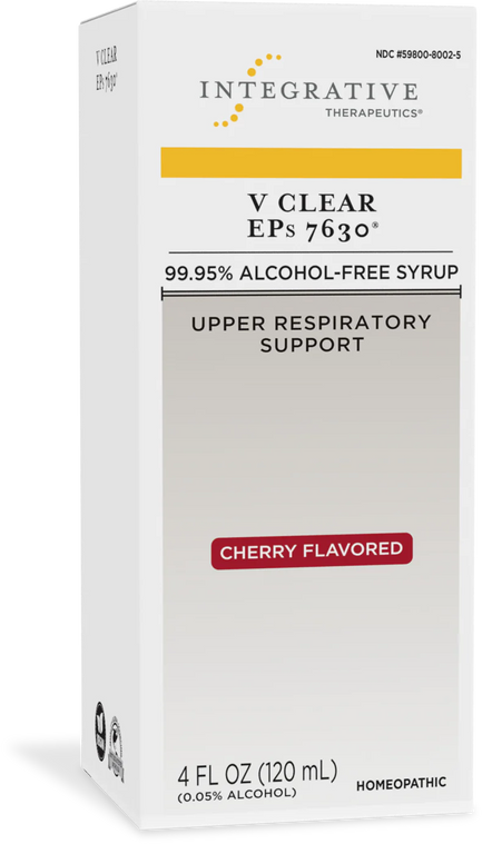 Bottle of V Clear EPs 7630® Syrup