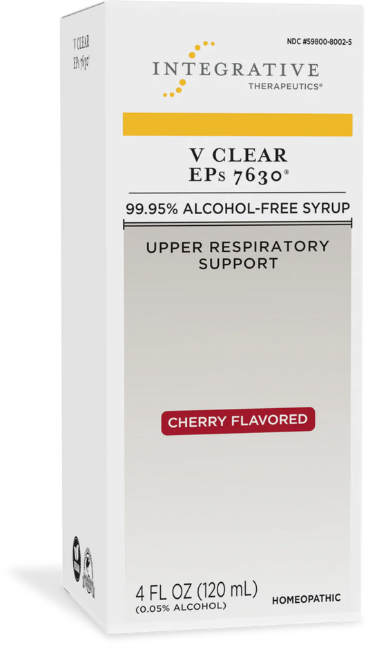 Bottle of V Clear EPs 7630® Syrup