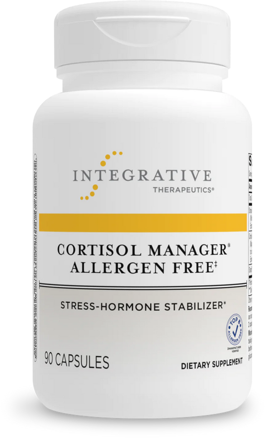 Bottle of Cortisol Manager Allergen Free