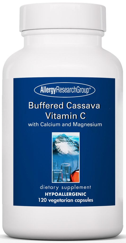Bottle of Buffered Cassava Vitamin C