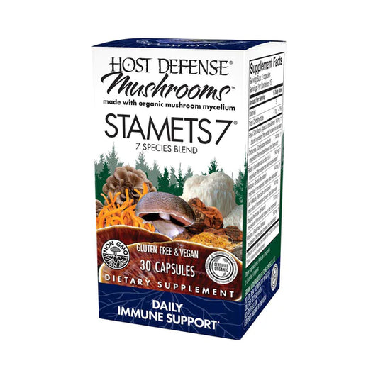 Bottle of Stamets 7® Capsules - 30 ct.