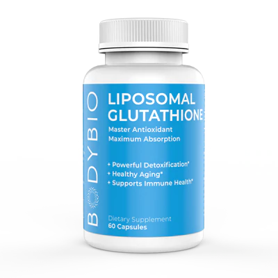 Bottle of Liposomal Glutathione