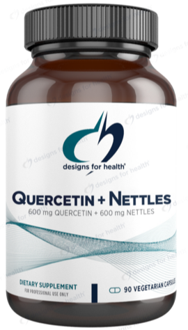 Bottle of Quercetin and Nettles