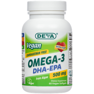Bottle of Vegan DHA-EPA 500 mg